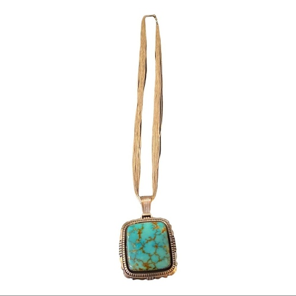 💕💕💕Thomas Byrd Red Mesa turquoise necklace - Picture 10 of 13